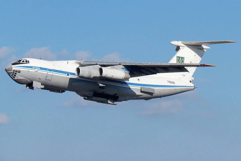 The Ministry of Defense of Ukraine sent a military transport aircraft Il-76MD to Kabul