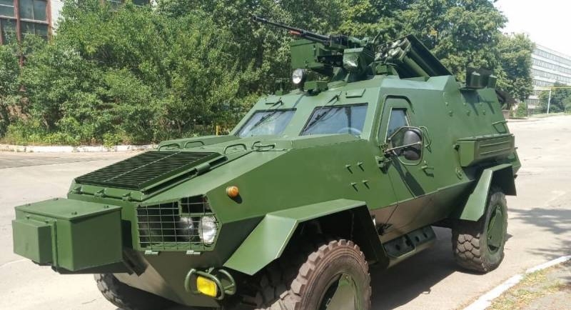 На Украине разработали новую лёгкую огнемётную систему «Heat» на базе бронемашины «Dozor-B»