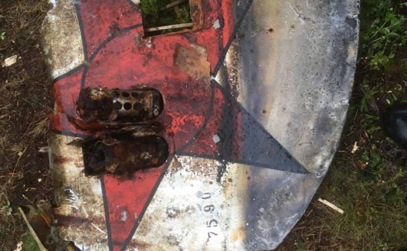 Soviet I-153 fighter discovered at the bottom of an unnamed lake near the Zapadnaya Litsa River