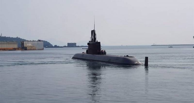 The South Korean Navy has adopted the first nationally developed submarine of the KSS-III project