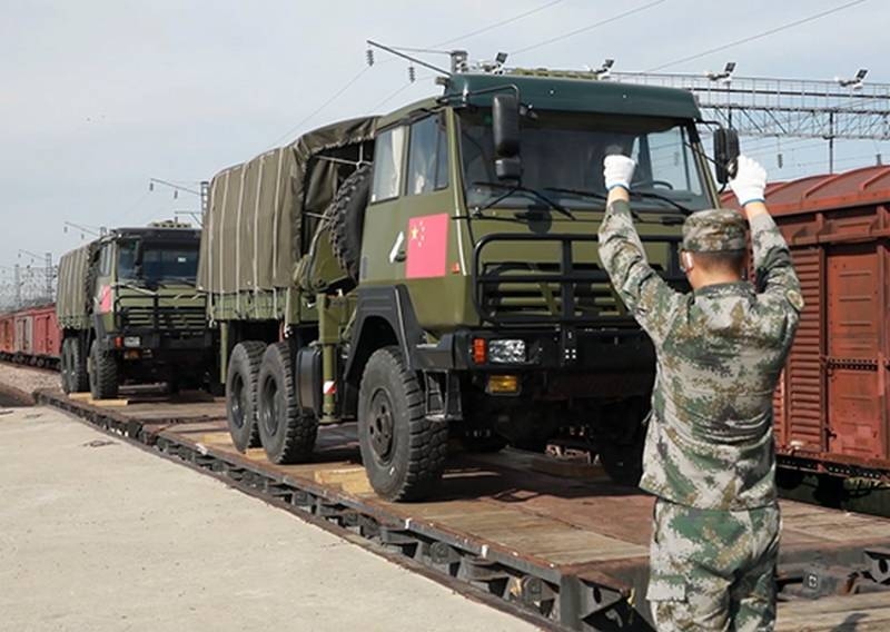 Военная техника НОАК доставлена в Тыву для участия в конкурсе «Военное ралли» ARMI-2021