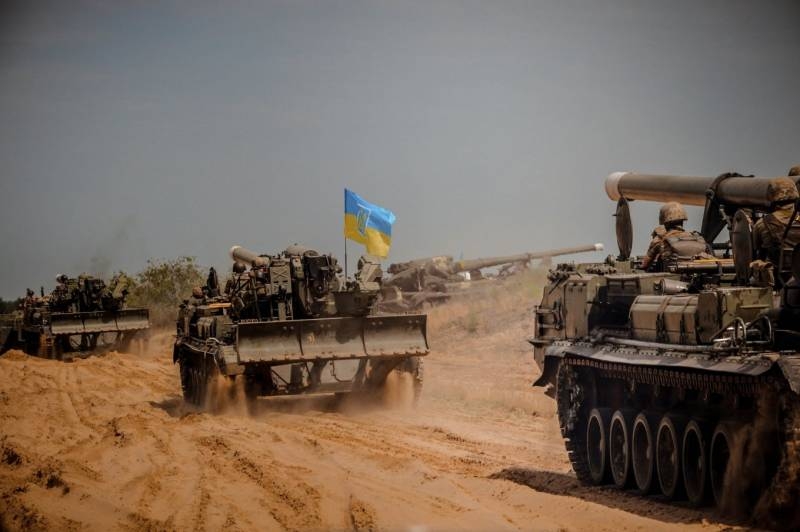 ВСУ демонстративно перебросили 203-мм САУ «Pivoine» к линии разграничения на Донбассе