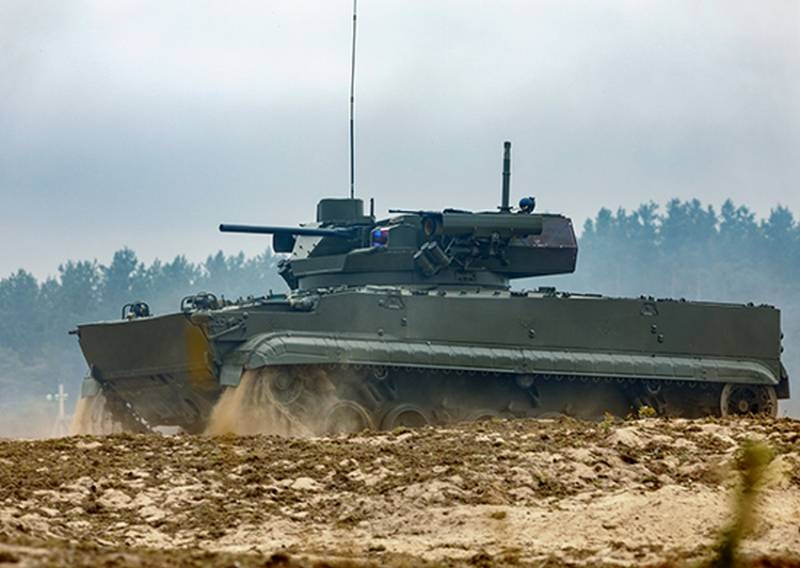 New BMP B-19 with module «era» first shown at strategic exercises «West-2021»