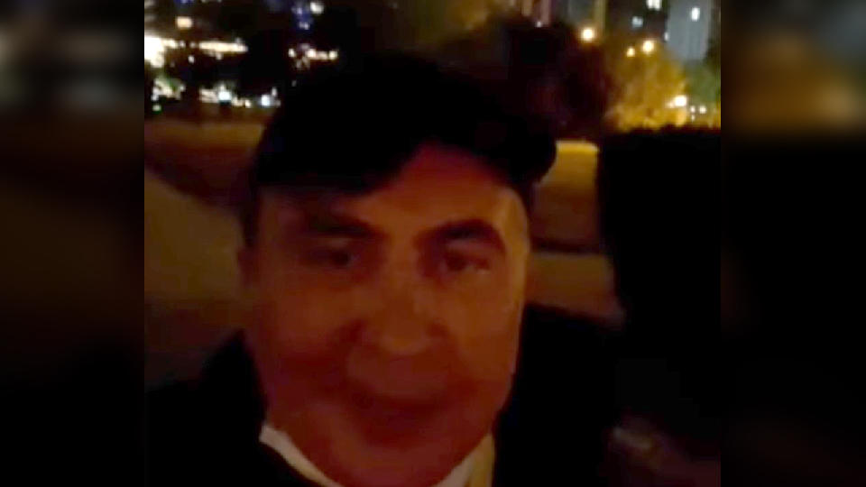 Saakashvili finalmente sorprendido