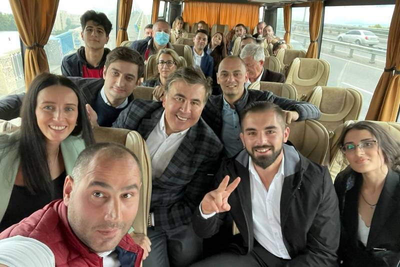 Saakashvili announced his appearance in Georgia