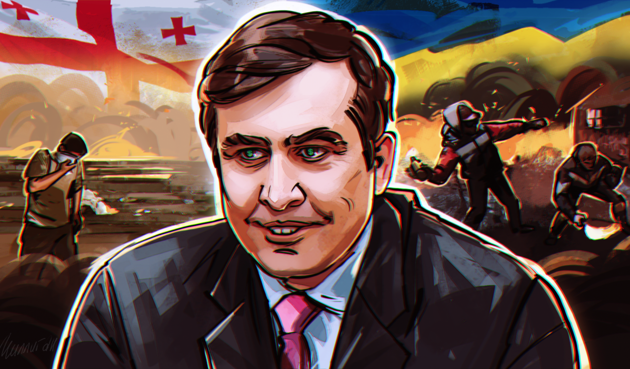 Спутник цветных революций Саакашвили вернулся в Грузию. Майдану быть?