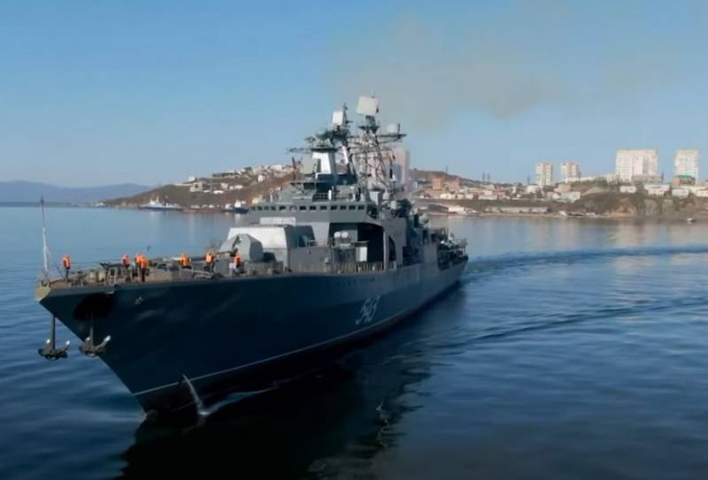 Фрегат ТОФ «Marshal Shaposhnikov» вышел в море на испытания новой системы ПВО