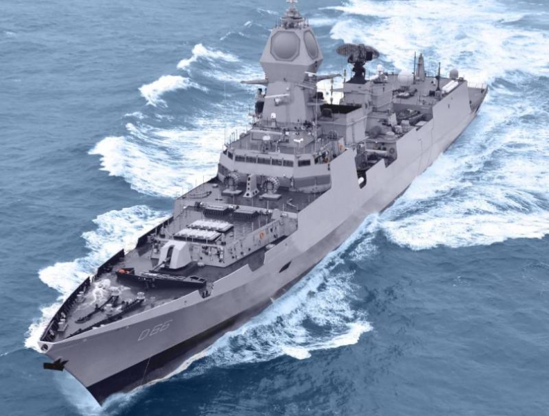 Lead destroyer D 66 Visakhapatnam project 15B became part of the Indian Navy