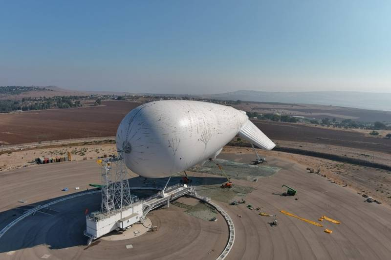 Israel is preparing to launch a huge balloon for military purposes
