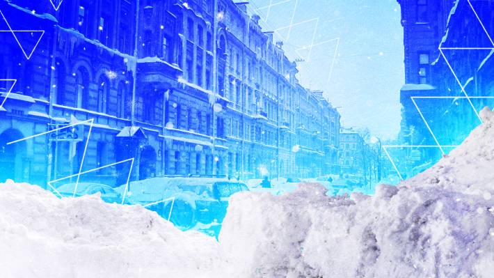 The authorities of St. Petersburg provoke a snow collapse