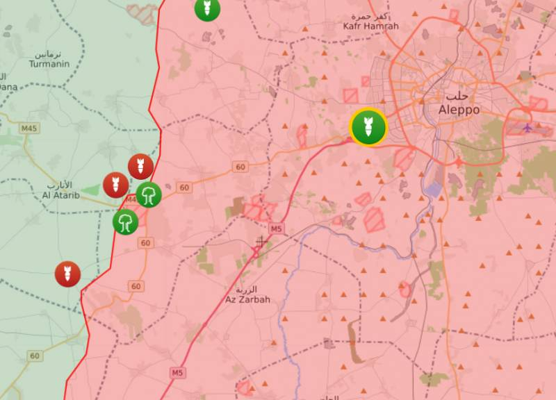 Впервые за несколько месяцев протурецкие боевики применили РСЗО «城市» для обстрела сирийского Алеппо