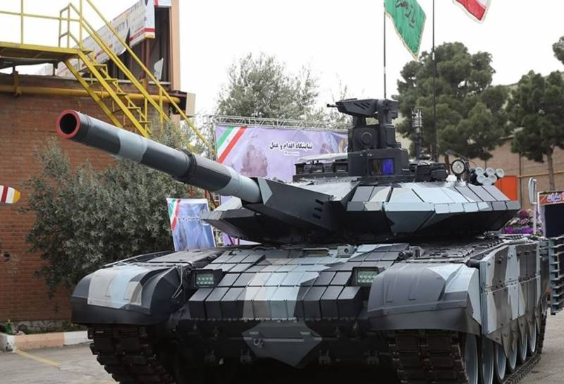 Иран проверил модернизированный танк «Каррар» на военных учениях