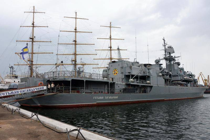 Командующий ВМС Украины назвал срок выхода «на пенсию» флагмана украинского флота фрегата «Гетман Сагайдачный»