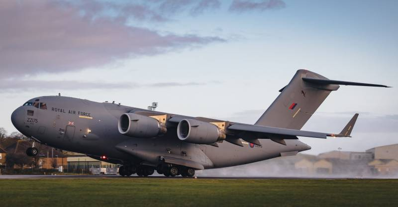 British transport planes with weapons for Ukraine had to fly around German airspace