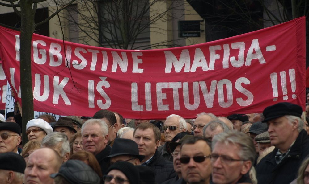 Lithuania is pregnant with serious mass unrest