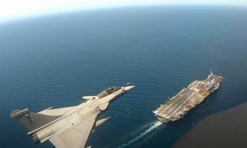 The Indian Navy is considering the possibility of replacing carrier-based MiG-29K fighters with French Rafale-M