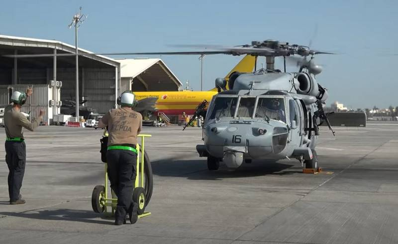 Вертолёт MH-60S Knighthawk ВМС США потерпел аварию в штате Вирджиния
