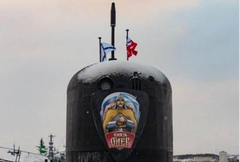 Атомный подводный ракетоносец ТОФ «Князь Олег» провёл торпедные стрельбы в акватории Баренцева моря