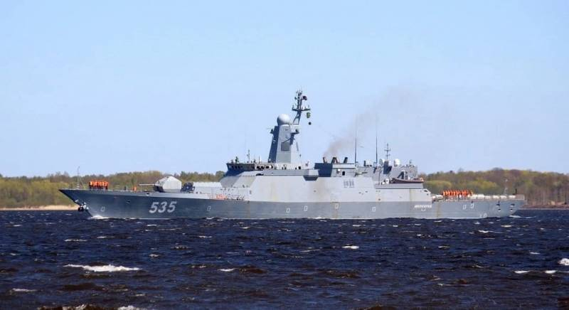 Построенный для Черноморского флота корвет «Меркурий» проекта 20380 вышел на заводские ходовые испытания