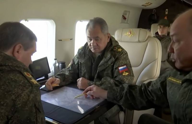 Shoigu visited the zone of the special military operation of Russian troops in Ukraine