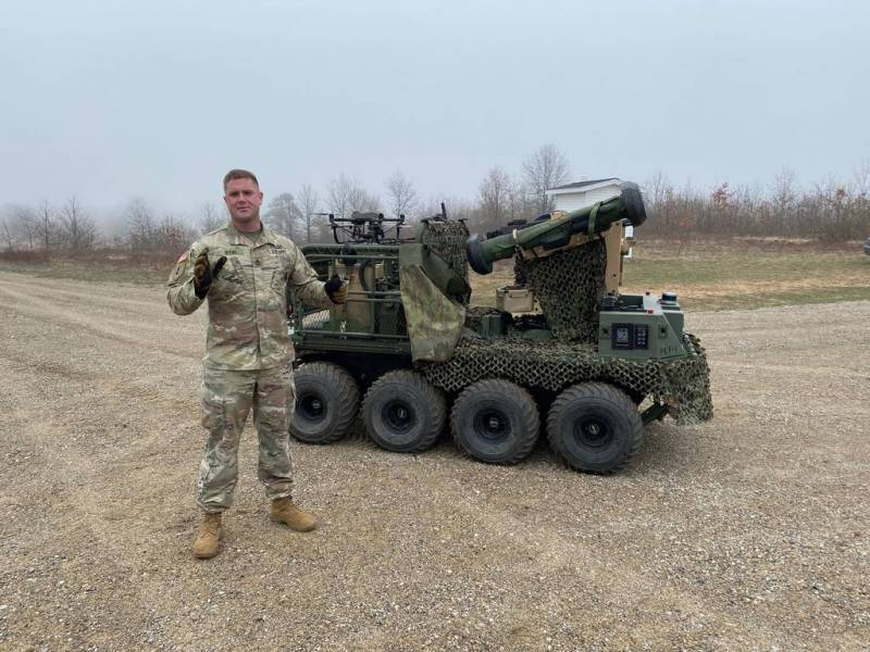 Американская армия проведёт итоговые испытания роботизированной боевой машины в 2022 year