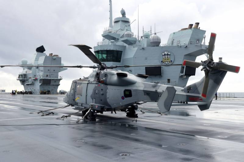 British aircraft carrier HMS Prince of Wales received full alert status