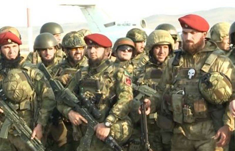 Regiment formed in Chechnya deployed to Ukraine «north» and battalion «South» Rosgvardii