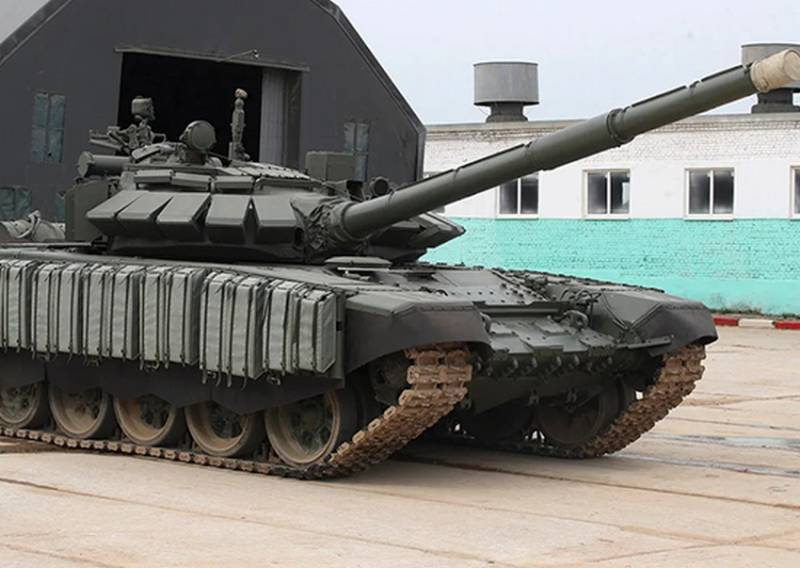 The defense of the Kaliningrad region was reinforced with modernized T-72B3 tanks
