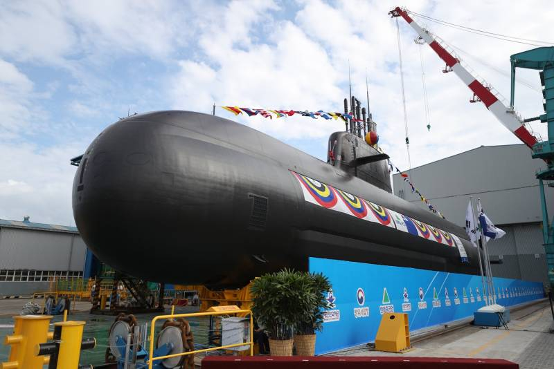 In South Korea, launched the third diesel-electric submarine of national design with VNEU