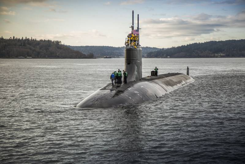 In the US Navy: Атомная субмарина «Коннектикут» в Тихом океане не сталкивалась с надводным кораблём или другой подводной лодкой