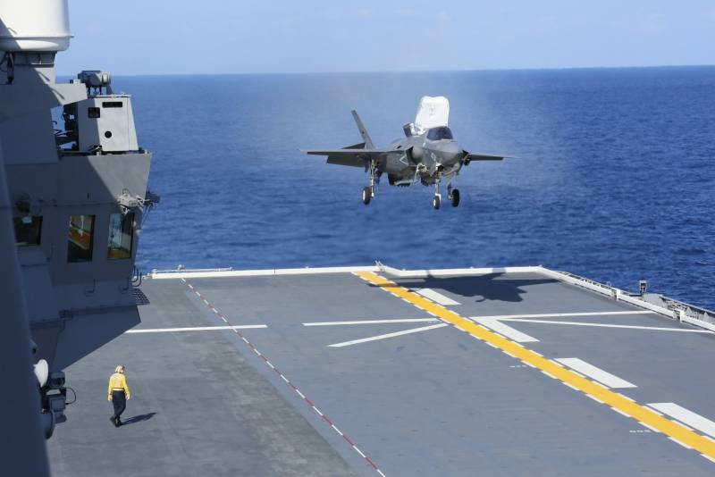 For the first time since World War II: planes took off from a Japanese aircraft carrier