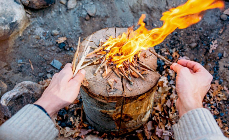Survival. How to light a fire